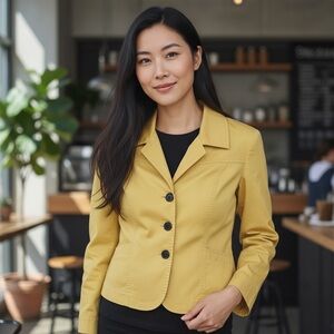 denim Yellow summer jacket in a good condition.